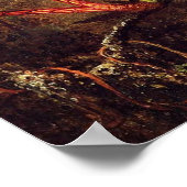 2つのハミングバードのポスター付きラン ポスター (角)