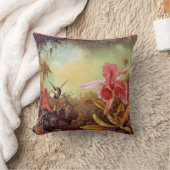 2つのハミングバードを持つオーキ素晴らしン,ア絵画ート クッション (ブランケット)