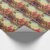 2つのハミングバードを持つオーキ素晴らしン,ア絵画ート ラッピングペーパー (角)