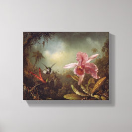 2つのハミングバードを持つランby Martin Heade キャンバスプリント