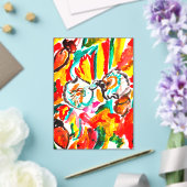 2つのハリネズミ遊の秋。 アクリル招待状 (インサイチュ (ウェディング))