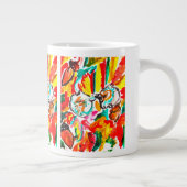 2つのハリネズミ遊の秋。 ジャンボコーヒーマグカップ (右)