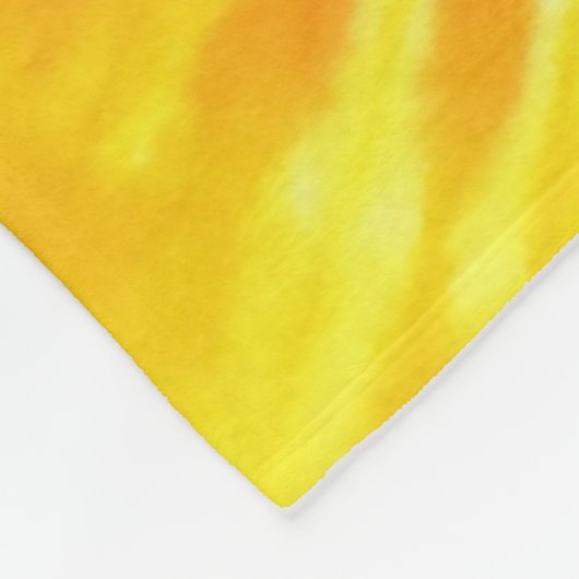 2つのハートが一緒に絞り染め結婚のパーソナライズされた フリースブランケット (角)