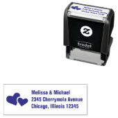 2つのハートが一緒に セルフインキングスタンプ (インサイチュ)