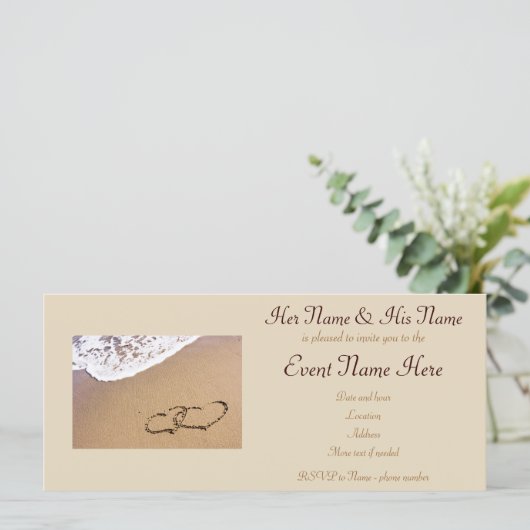 2つのハートが砂の中に (スタンド正面)