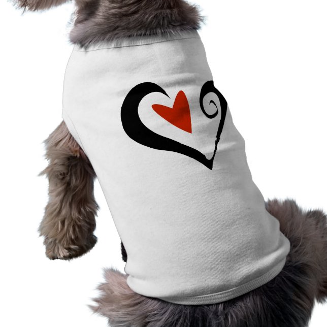 2つのハートが1つのビート ペット服 (裏面)