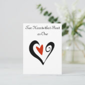 2つのハートが1つのビート ポストカード (スタンド正面)