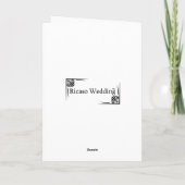 2つのハートの結婚 サンキューカード (裏面)