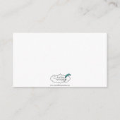 2つのハートを1つの座席表 プレイスカード (裏面)