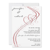 2つのハートを1つの招待状