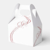 2つのハートを1つの結婚式の引き出物ボックスとして フェイバーボックス (裏面サイド)