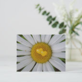 2つのハートオンmarguerite ポストカード (スタンド正面)