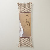 2つのハートズインザサンド抱き枕 ボディピロー (正面縦)