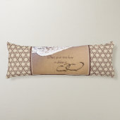 2つのハートズインザサンド抱き枕 ボディピロー (正面)