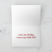 2つのハートズトゥーフォーエバーワイズ誕生日 シーズンカード (内部)