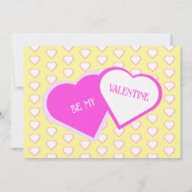 2つのハートズワンバレンタインのホリデーカード