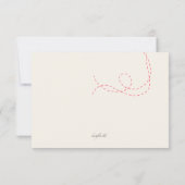 2つのハートセーブ・ザ・デート案内 (裏面)