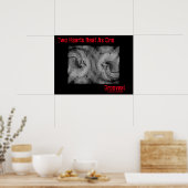 2つのハートビートをOnePosterとして ポスター (キッチン)