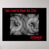2つのハートビートをOnePosterとして ポスター (正面)