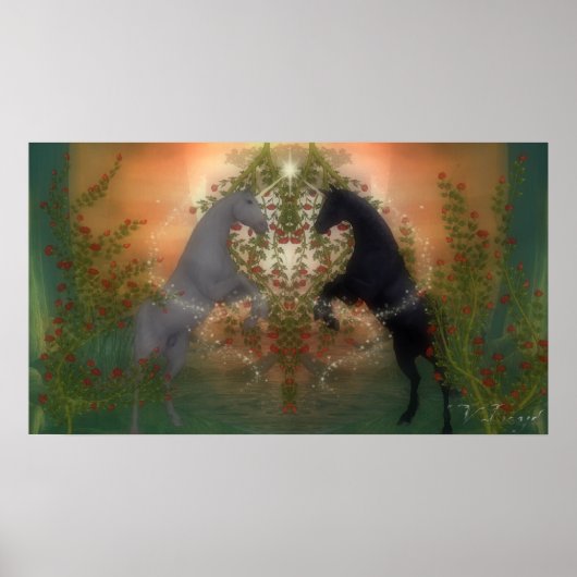 2つのハートポスター ポスター (正面)