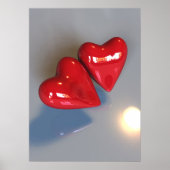 2つのハートポスター ポスター (正面)