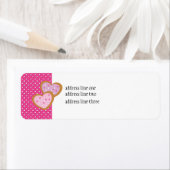 2つのハート型Cookie ラベル (インサイチュ)