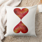 2つのハート枕 クッション (ブランケット)
