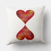 2つのハート枕 クッション (裏面)