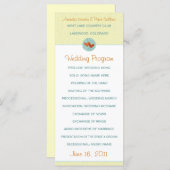 2つのハート結婚式 プログラム (正面/裏面)