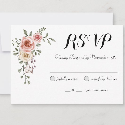 2つのハート1つの愛素朴アーバーバラの返信カード