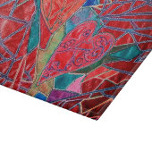 2つのハート カッティングボード (角)