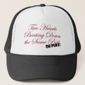 2つのハート キャップ (正面)