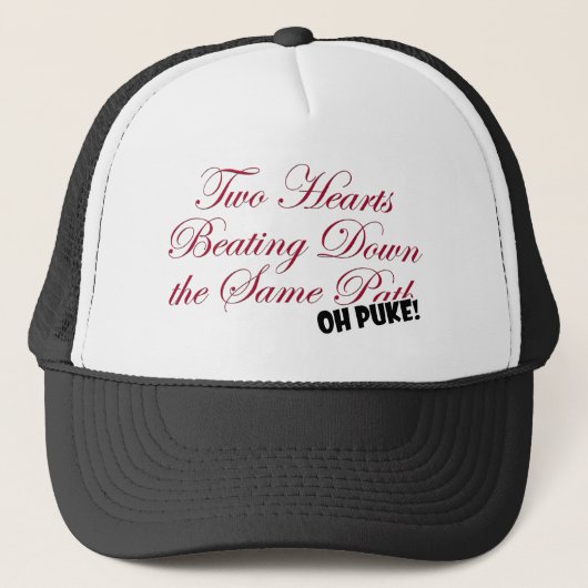 2つのハート キャップ (正面)