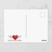 2つのハート – クイーン&キング ポストカード (裏面)