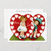 2つのハート シーズンポストカード (正面/裏面)