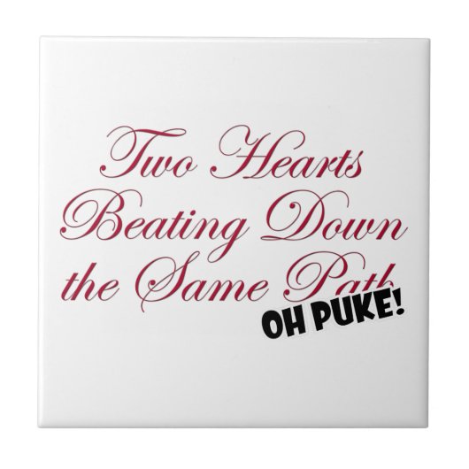 2つのハート タイル (正面)