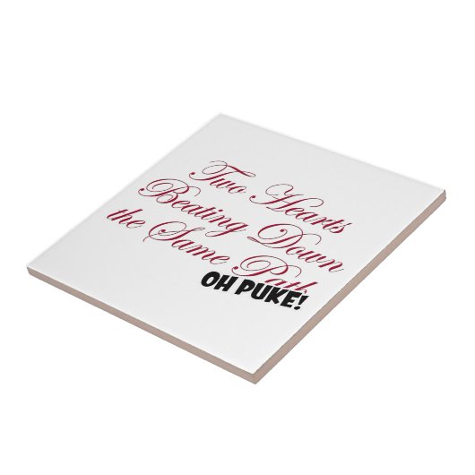 2つのハート タイル (側面)