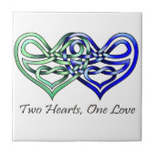 2つのハート タイル (正面)