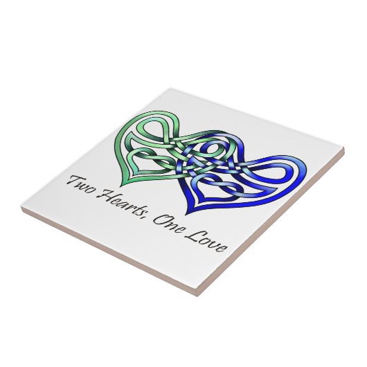 2つのハート タイル (側面)