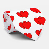 2つのハート ネクタイ (ロール)