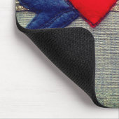 2つのハート マウスパッド (コーナー)