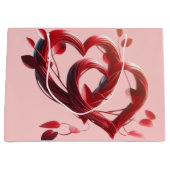 2つのハート ラージペーパーバッグ (正面)