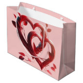 2つのハート ラージペーパーバッグ (裏面アングル)