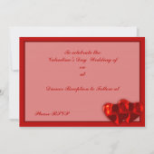 2つのハート 招待状 (裏面)