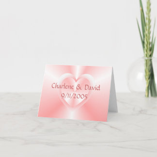 2つのハート 案内状