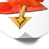 2つのハート – 矢印2011 ポスター (角)