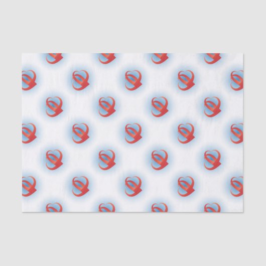 2つのハート 薄葉紙 (正面)