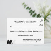 2つのハート、1つの愛、結び目のタイ 出欠カード (スタンド正面)