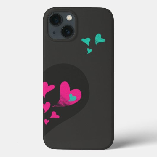 2つのハーフで1つのハートマッチング・カップルを作成 Case-Mate iPhoneケース (裏面)