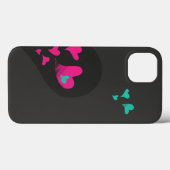 2つのハーフで1つのハートマッチング・カップルを作成 Case-Mate iPhoneケース (裏面 (横))